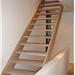 &copy; CP-Trappen - open rechte trap in franse eik
